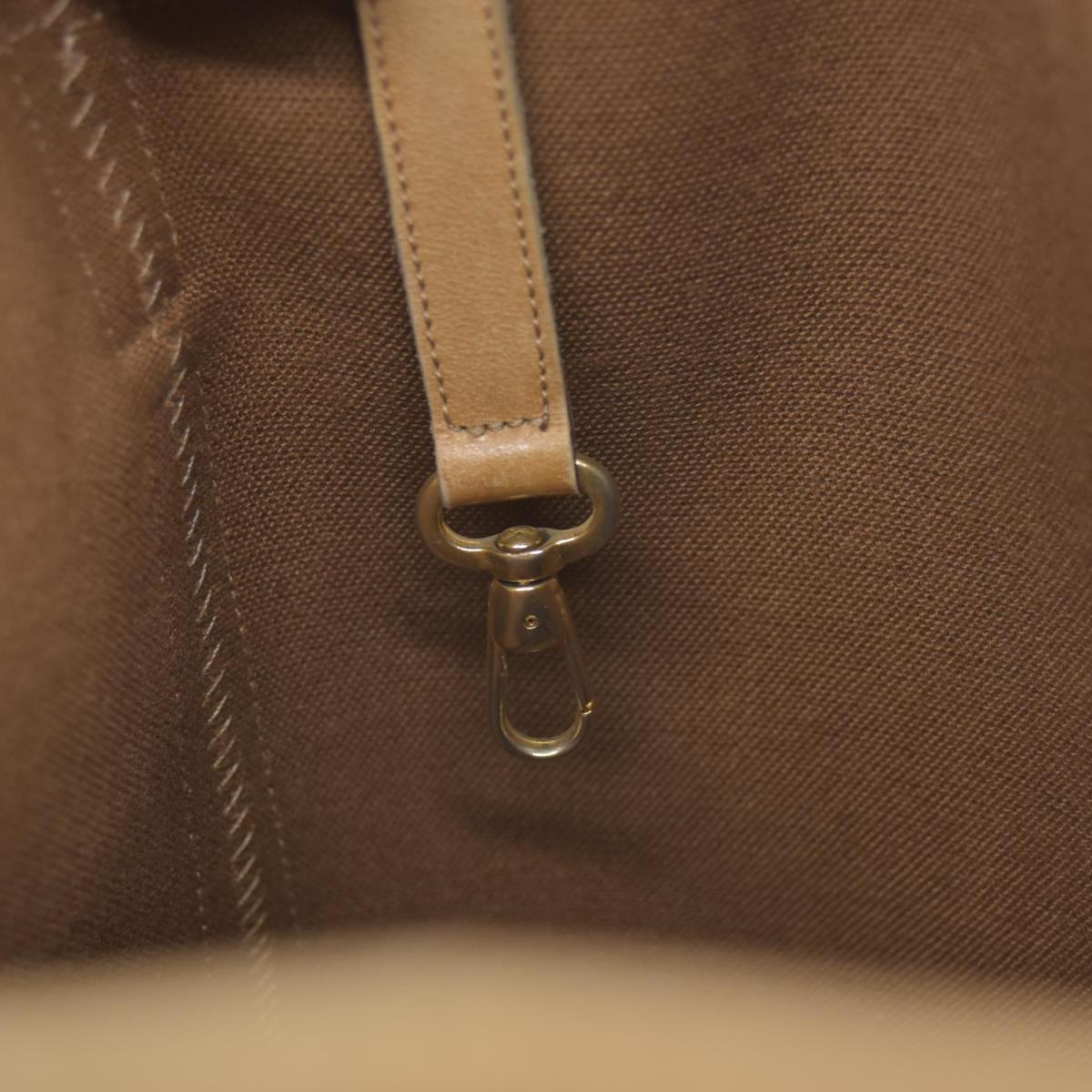 $1150 Christian Dior Vintage Coated Canvas Honeycomb Bucket Bag Tan Brown CONSIGNMENT