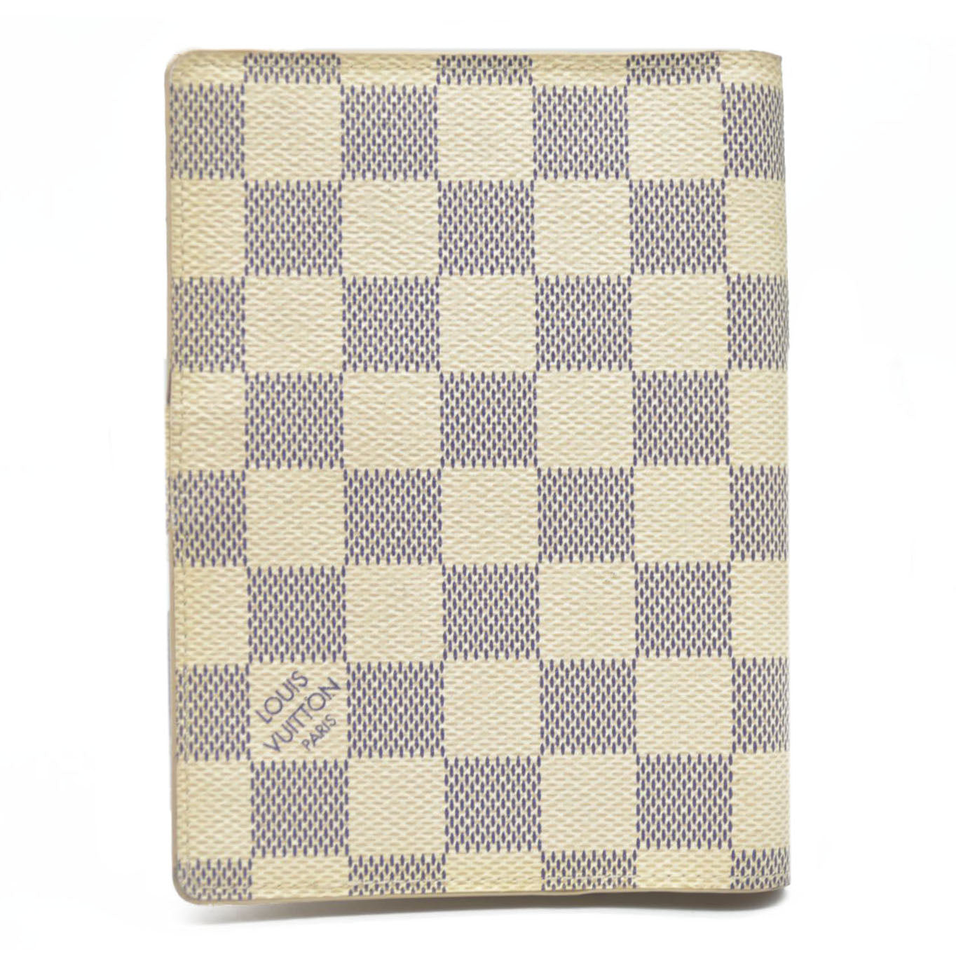 Louis Vuitton Damier Azur Agenda PM Notebook Cover White RA3149