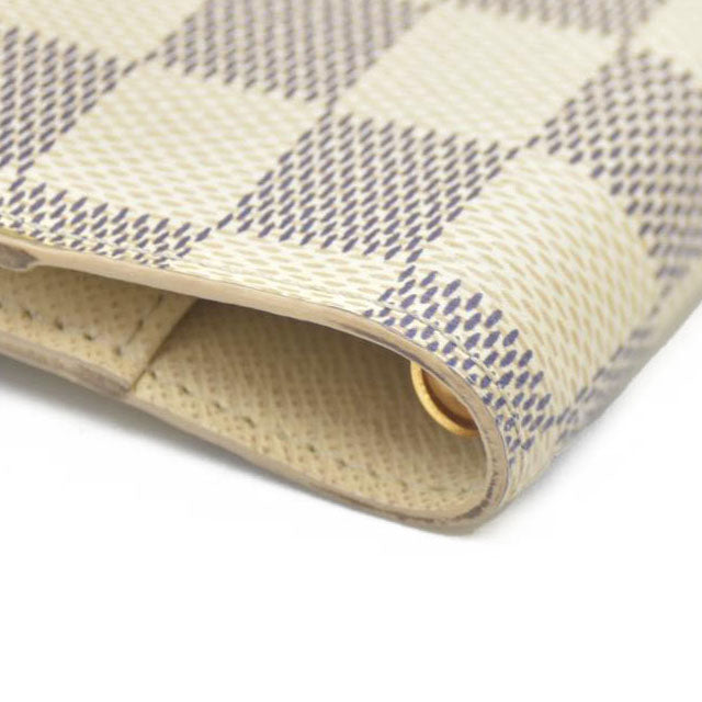 Louis Vuitton Damier Azur Agenda PM Notebook Cover White RA3149