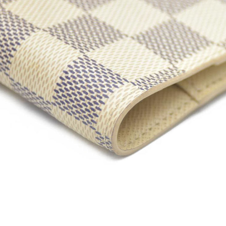 Louis Vuitton Damier Azur Agenda PM Notebook Cover White RA3149