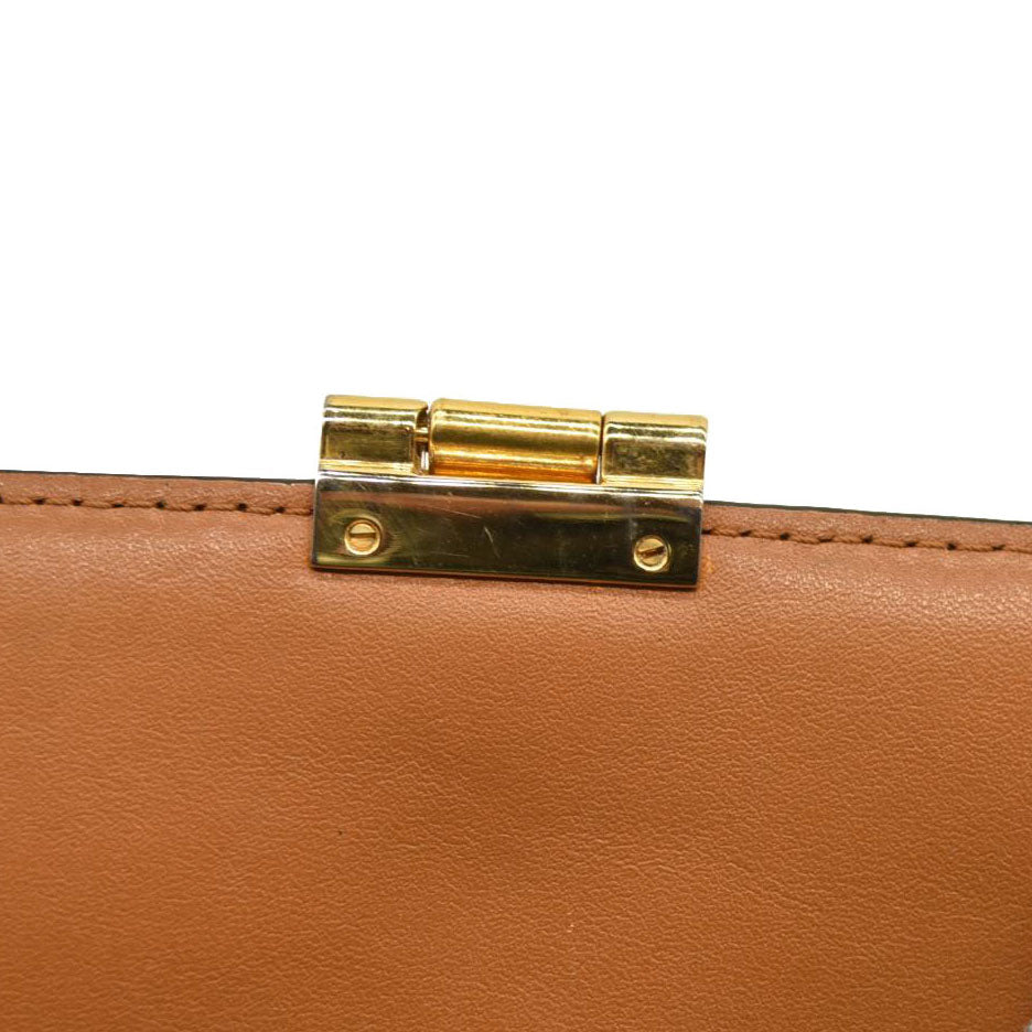 MCM  Visetos Small Millie Crossbody Bag Cognac