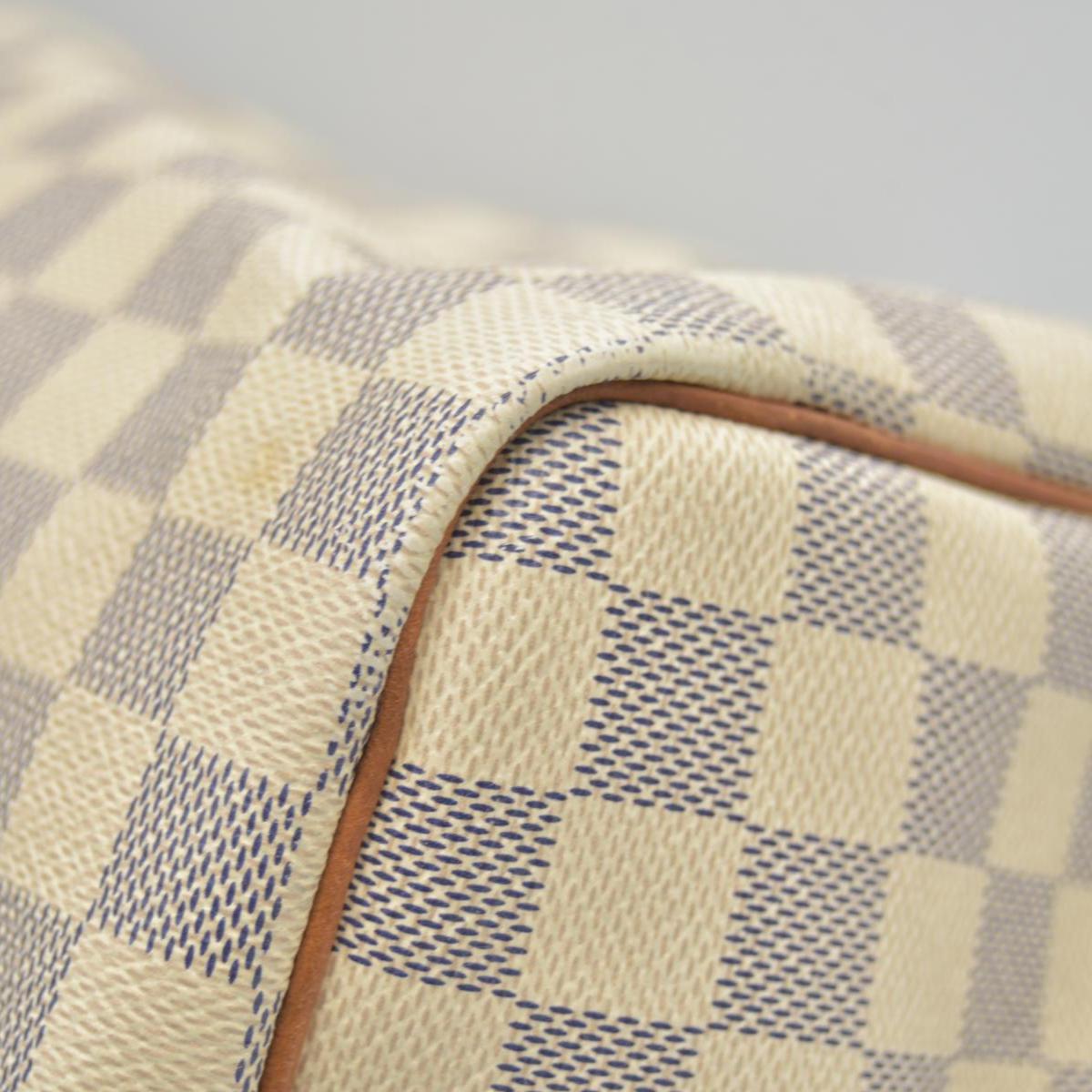 $1630 2012 Louis Vuitton Damier Azur Speedy 30 BA1192 CONSIGNMENT
