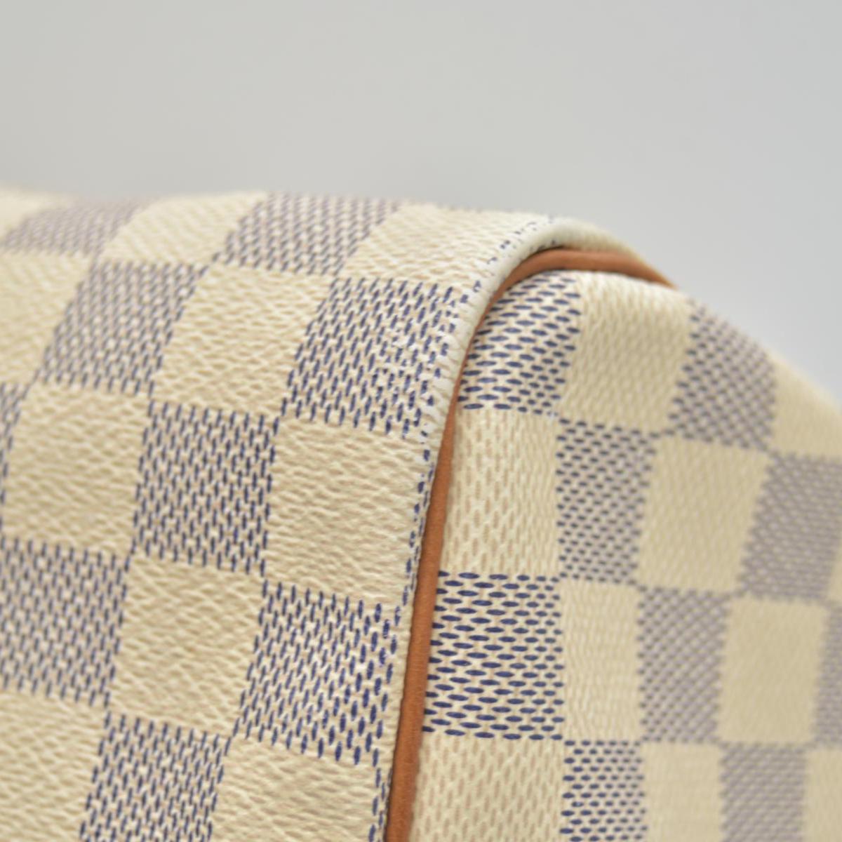 $1630 2012 Louis Vuitton Damier Azur Speedy 30 BA1192 CONSIGNMENT
