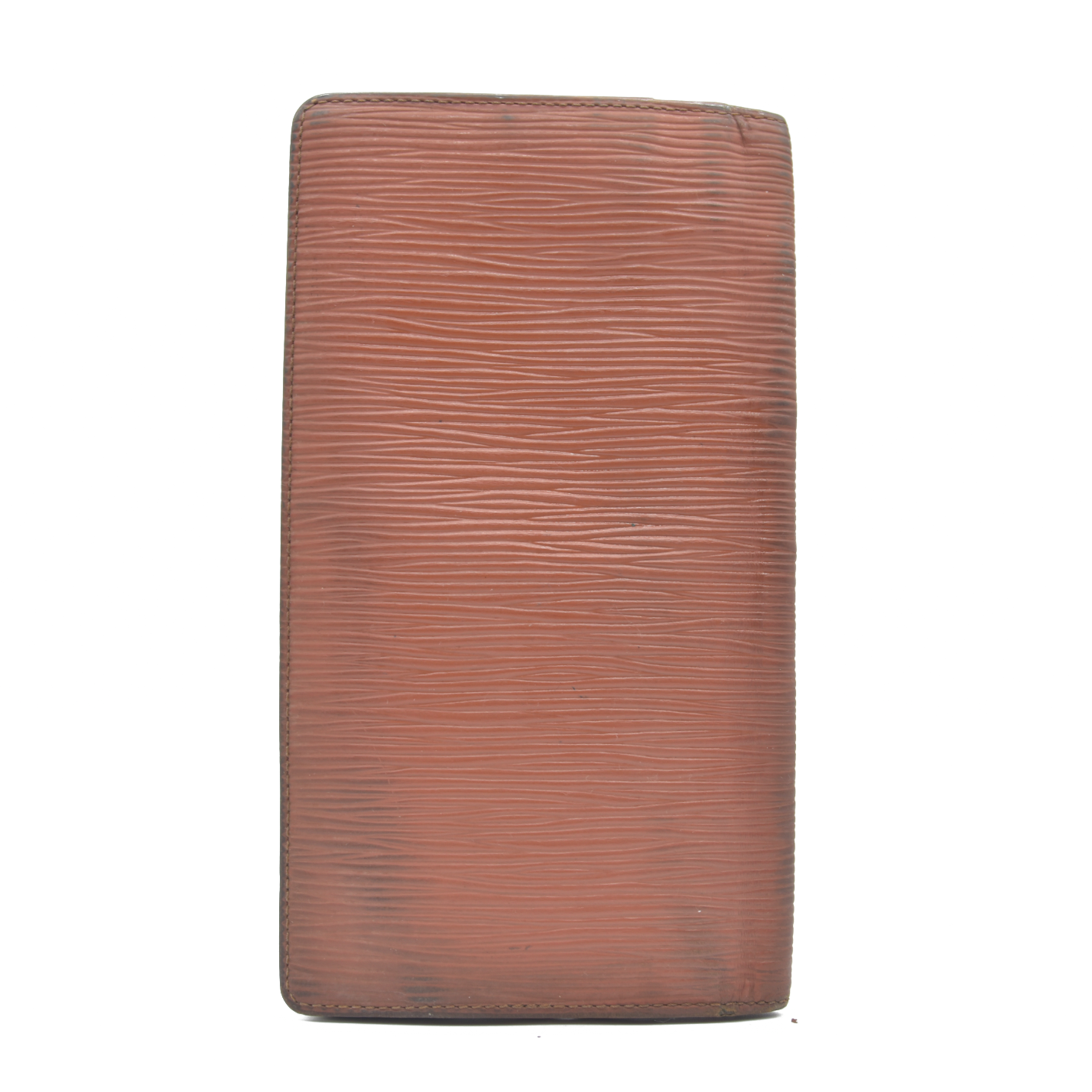$605 Louis Vuitton Epi Checkbook Cover Brown CA0945 2005