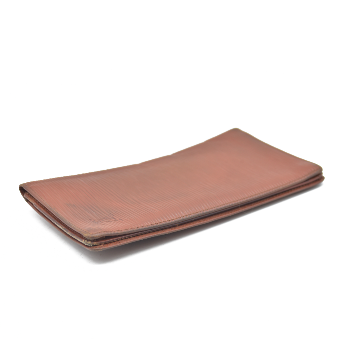 $605 Louis Vuitton Epi Checkbook Cover Brown CA0945 2005