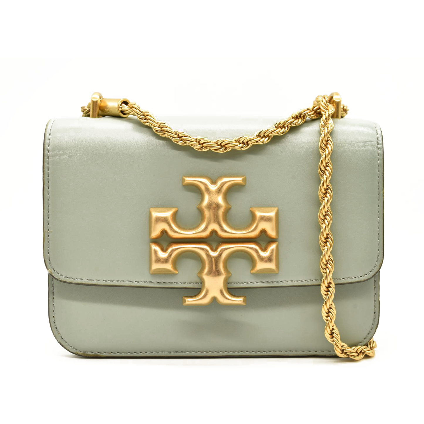 TORY BURCH Eleanor Small Convertible Shoulder Bag In Blue Celadon