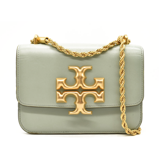 TORY BURCH Eleanor Small Convertible Shoulder Bag In Blue Celadon