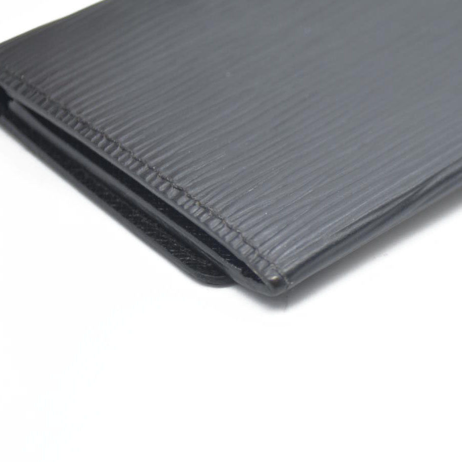 Louis Vuitton Epi Pochette Cartes Visite Leather Card Case Black CA0028