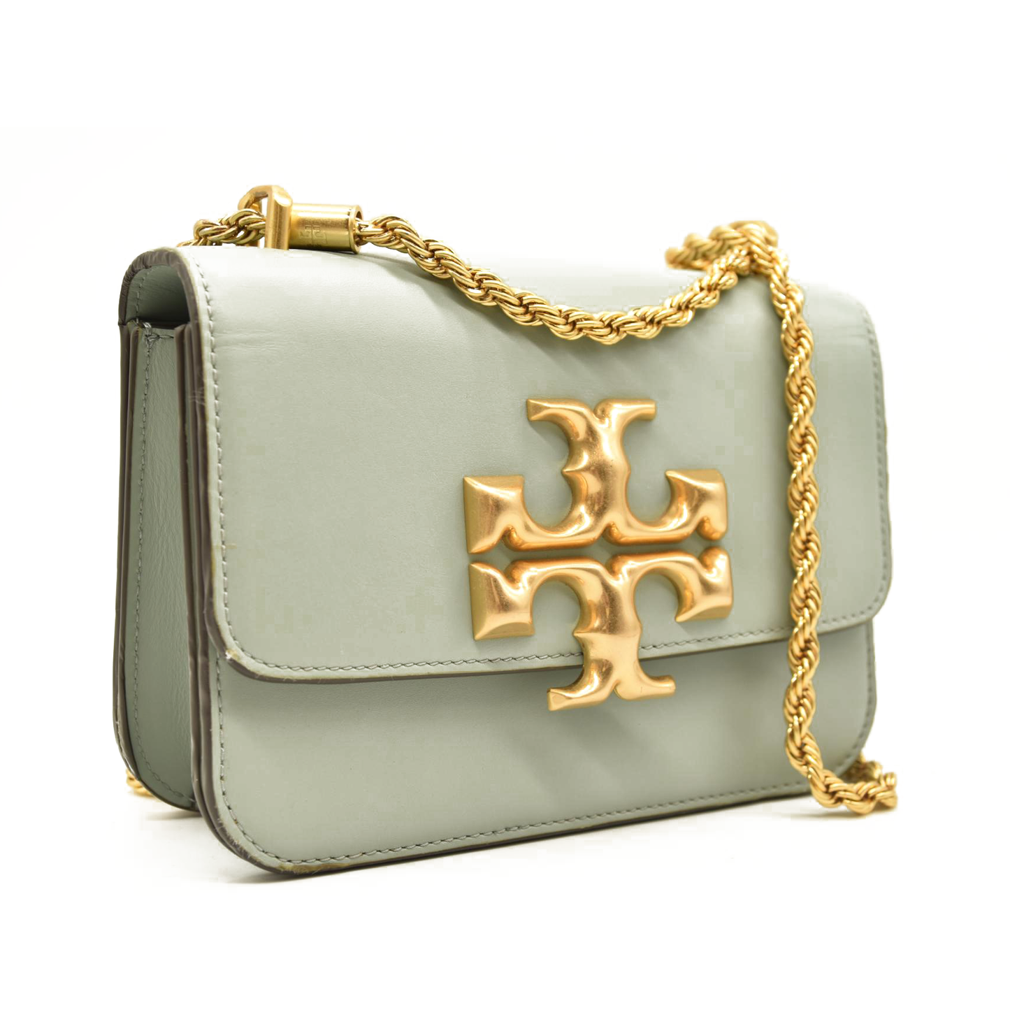 TORY BURCH Eleanor Small Convertible Shoulder Bag In Blue Celadon