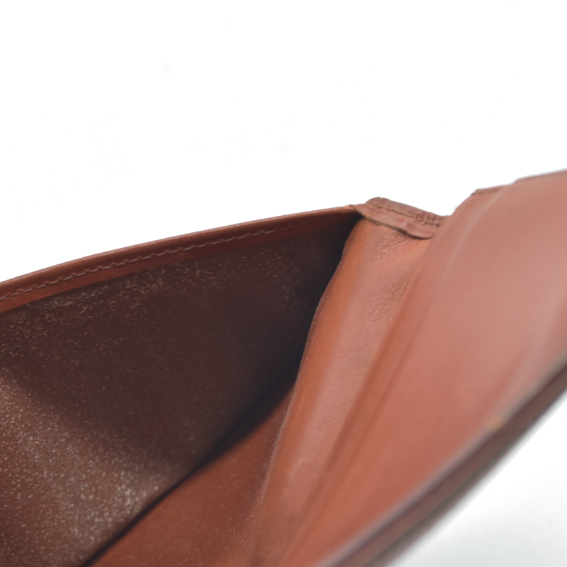 $605 Louis Vuitton Epi Checkbook Cover Brown CA0945 2005