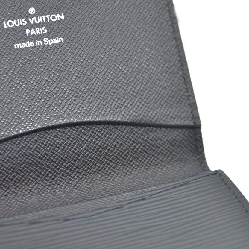 Louis Vuitton Epi Pochette Cartes Visite Leather Card Case Black CA0028
