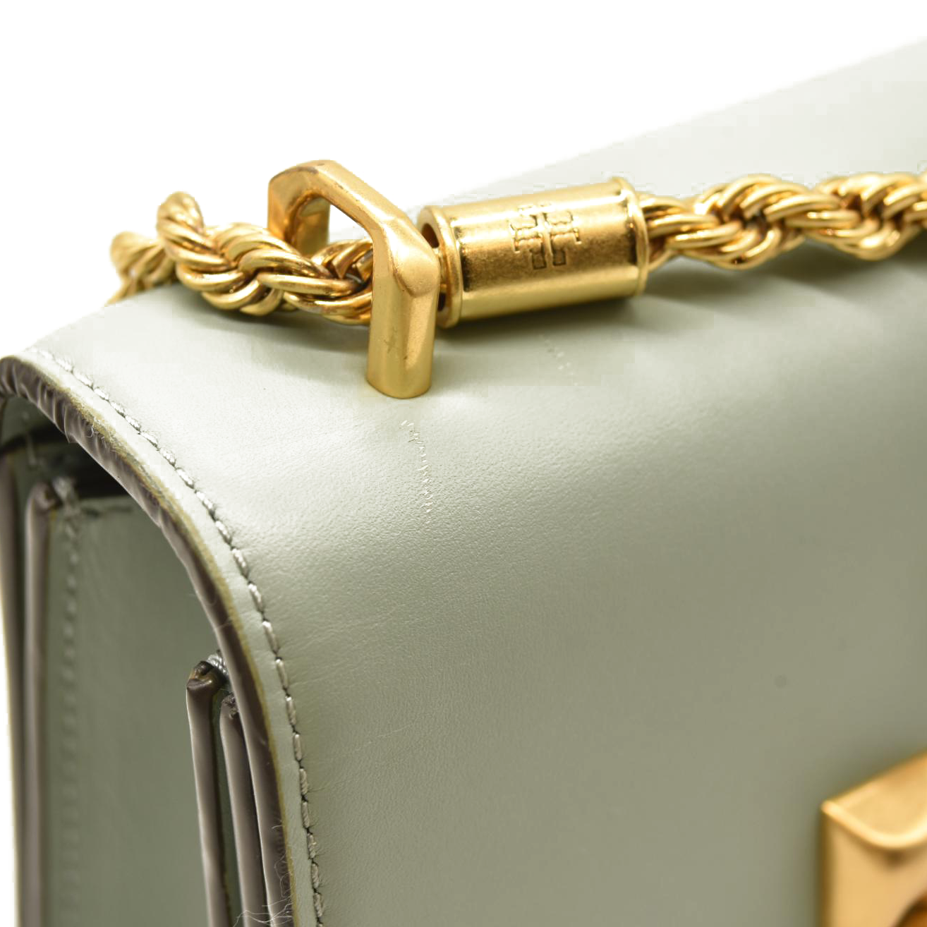 TORY BURCH Eleanor Small Convertible Shoulder Bag In Blue Celadon