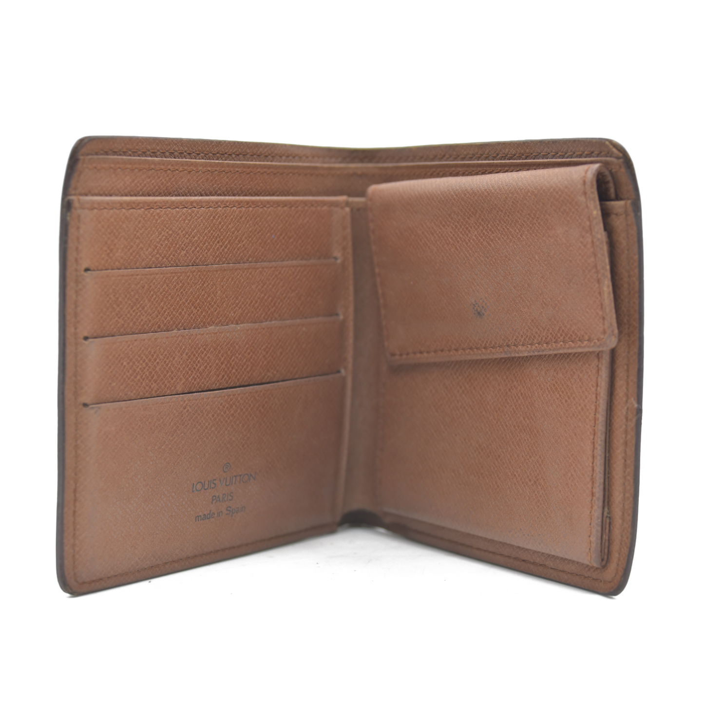 CA0943 1993 $545 Louis Vuitton Monogram Porte-Billets Cartes Credit Monnaie Wallet