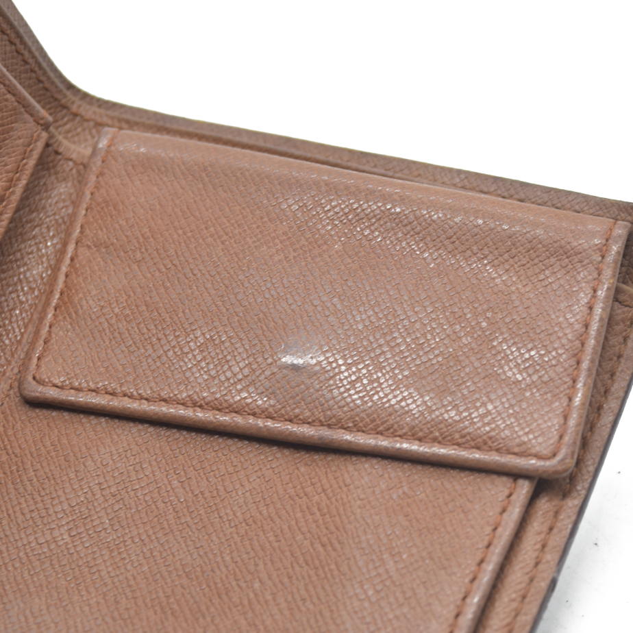 CA0943 1993 $545 Louis Vuitton Monogram Porte-Billets Cartes Credit Monnaie Wallet