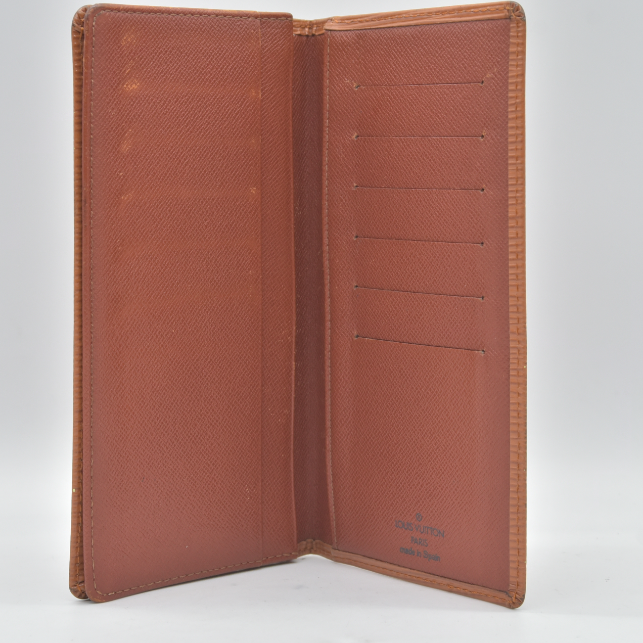$650 1999 Louis Vuitton Epi Checkbook Holder Wallet CA0979