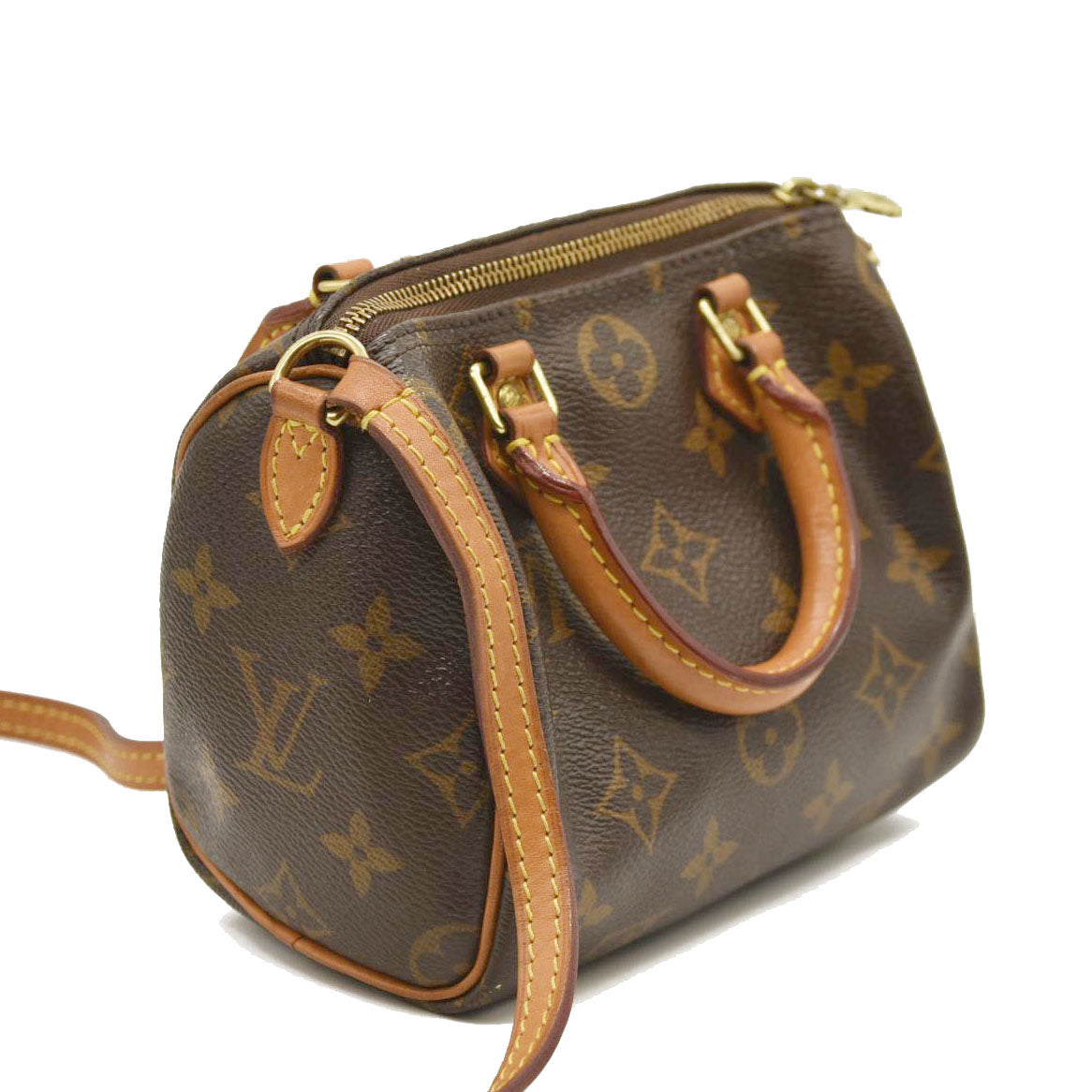 LOUIS VUITTON Monogram Nano Speedy TR2196