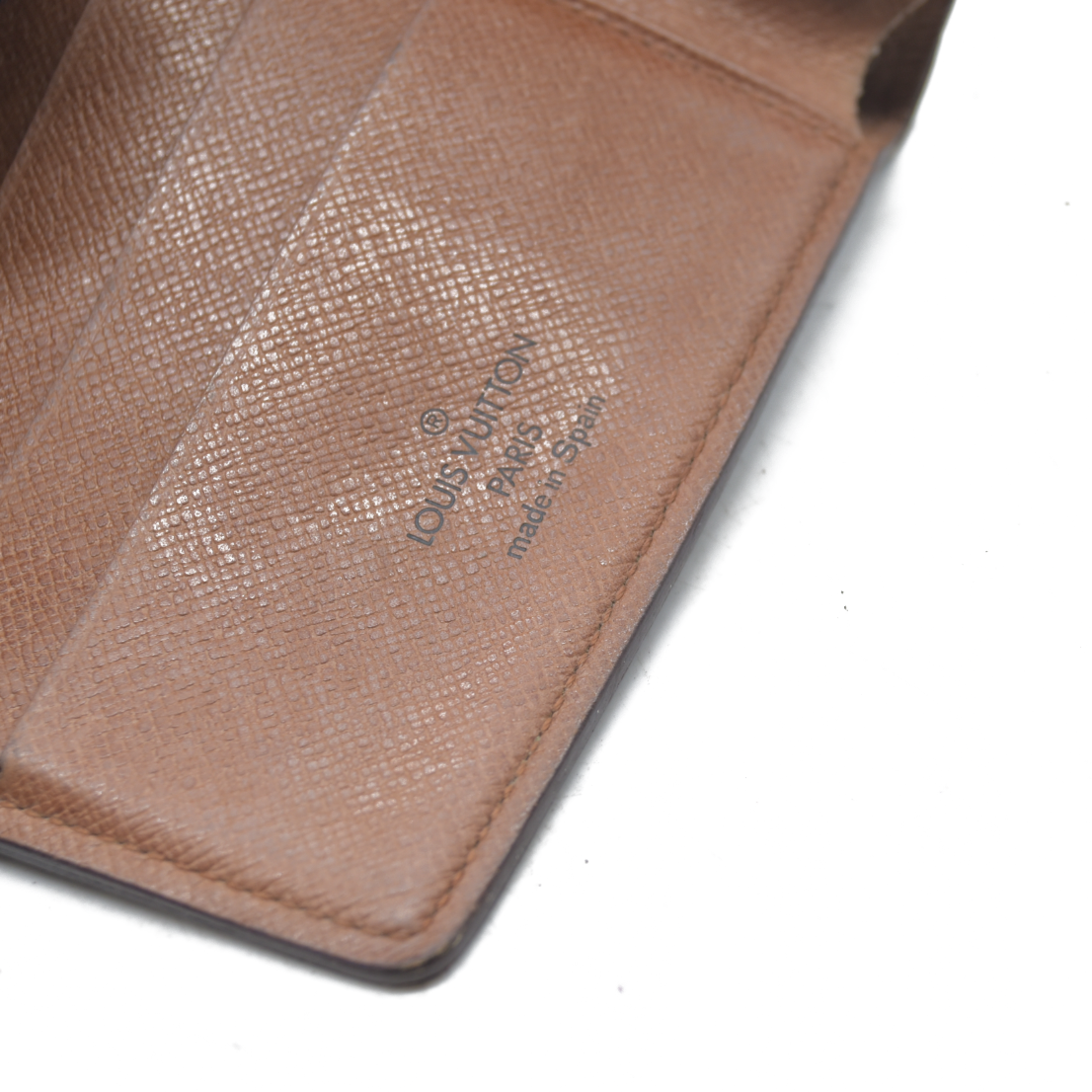 CA0943 1993 $545 Louis Vuitton Monogram Porte-Billets Cartes Credit Monnaie Wallet