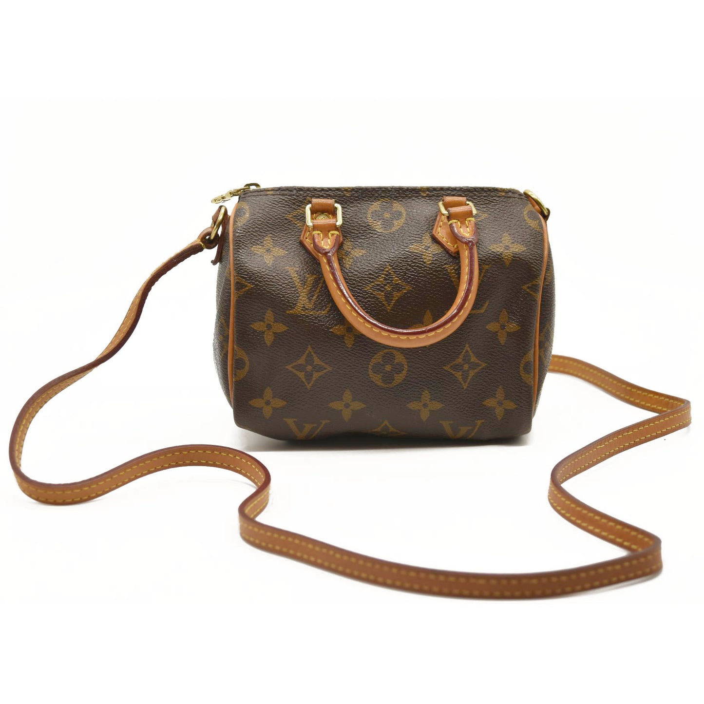 LOUIS VUITTON Monogram Nano Speedy TR2196