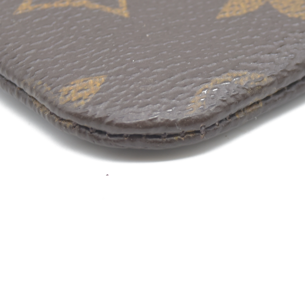AUCTION $345 Louis Vuitton Monogram Pochette Cles Wallet Coin Purse Brown Made In USA SD21