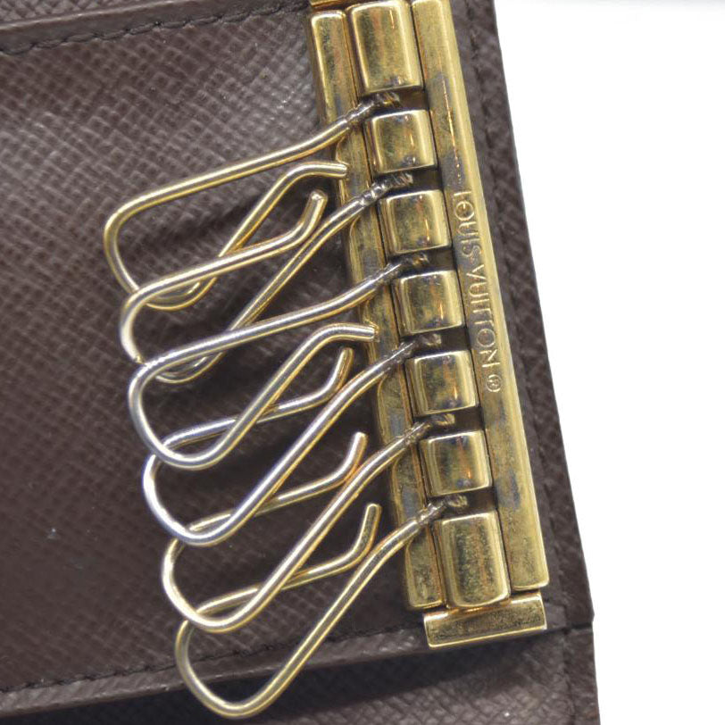 Louis Vuitton Damier Multicles 6 Ring Key Case Brown CT4134