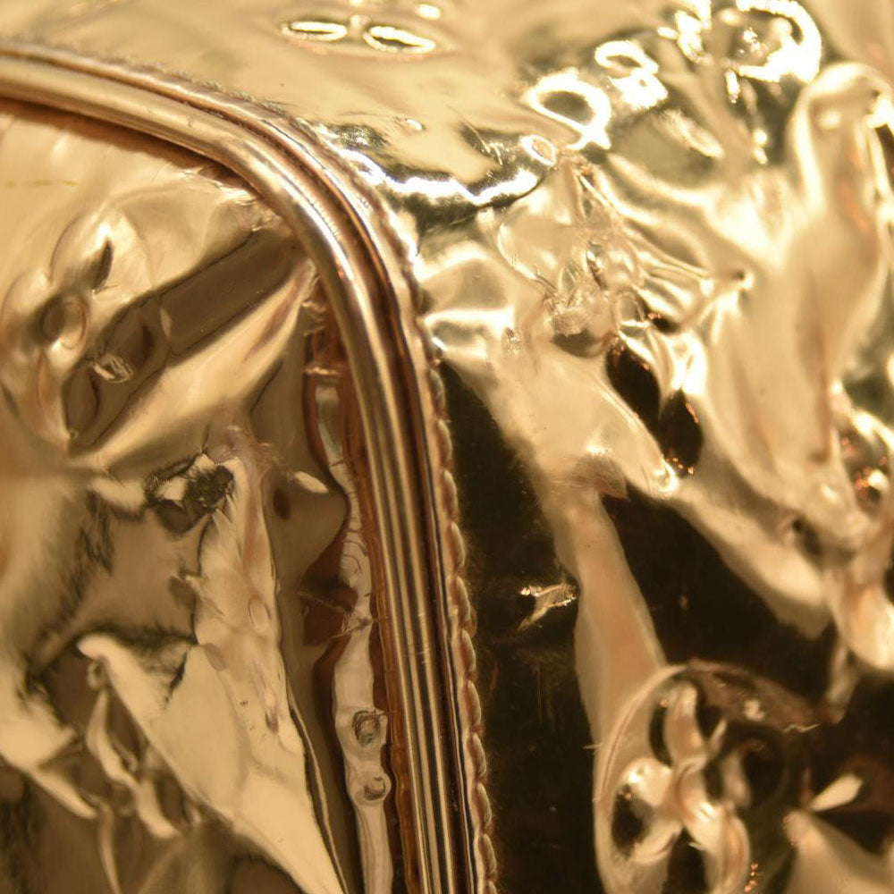 LOUIS VUITTON  Monogram Miroir Speedy 35 Gold