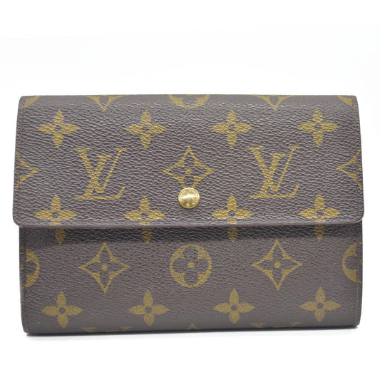 Louis Vuitton Monogram Porte Tresor Etui Papiers Wallet SP1909