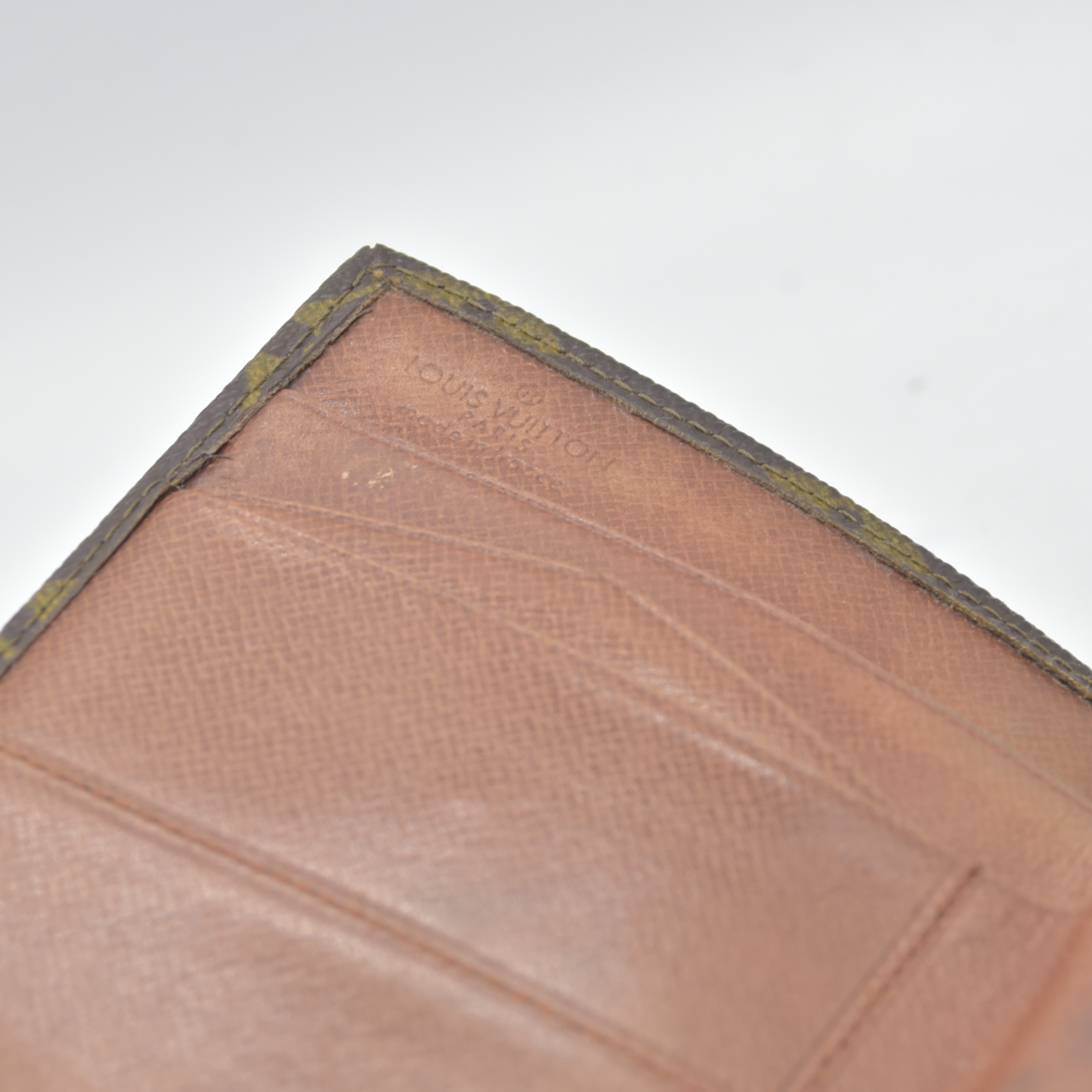 $630 1988 Louis Vuitton Monogram Elise Compact Wallet 884AN