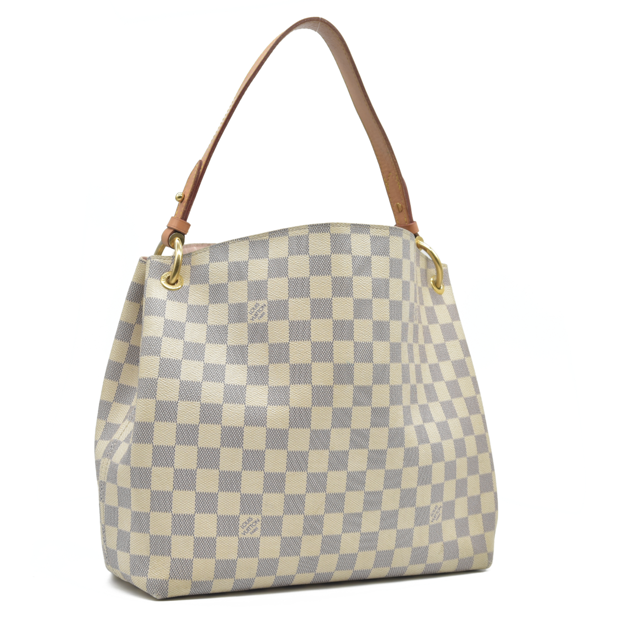 LOUIS VUITTON Damier Azur Graceful PM Tote with Tag $1980