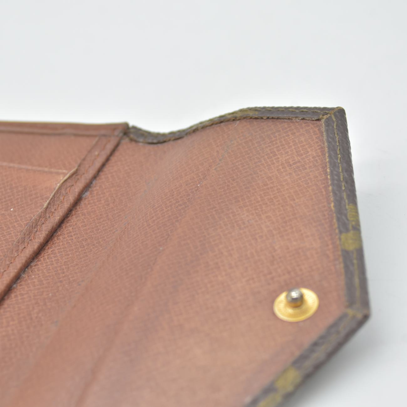 $630 1988 Louis Vuitton Monogram Elise Compact Wallet 884AN