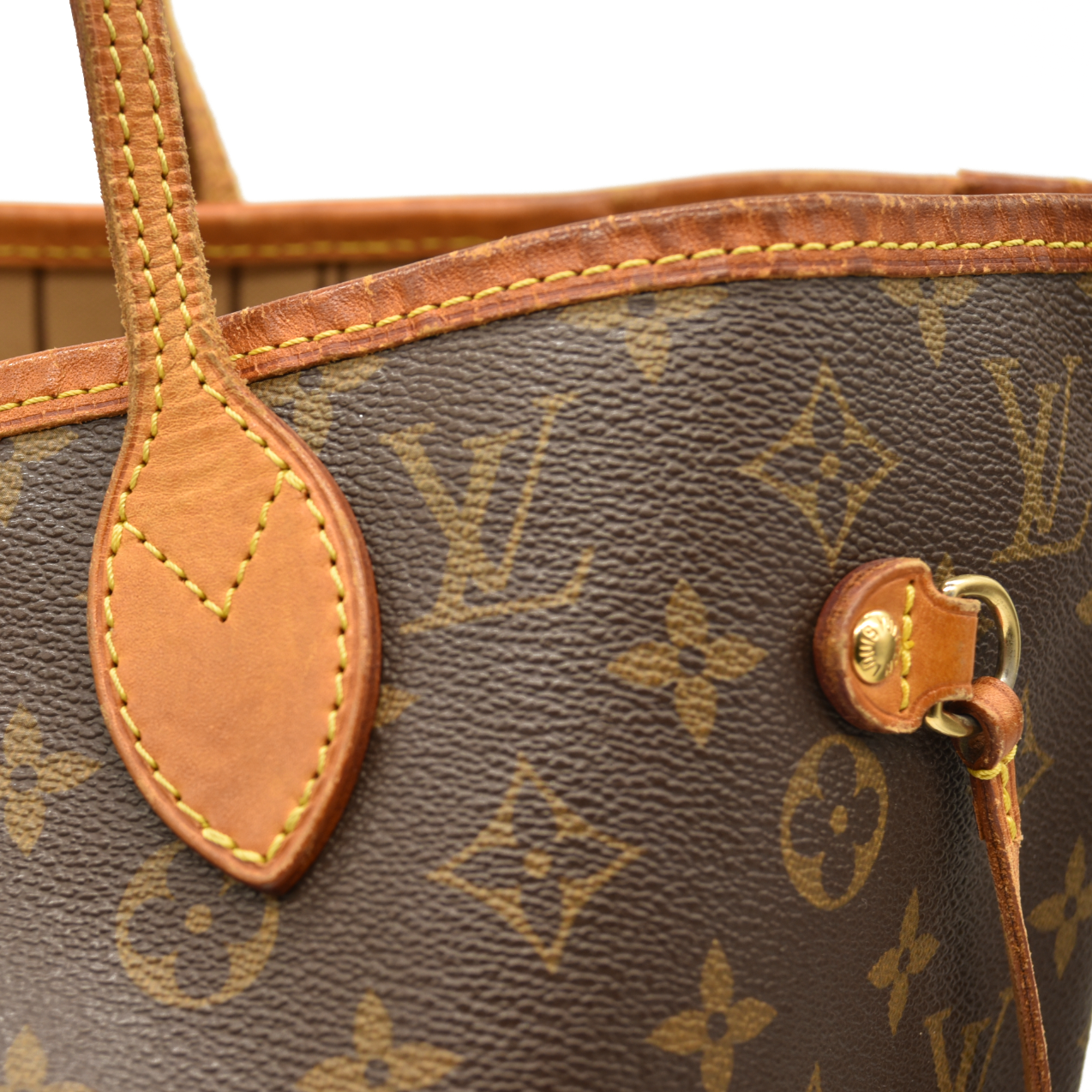 Louis Vuitton Monogram Neverfull MM France AR0038 Tote