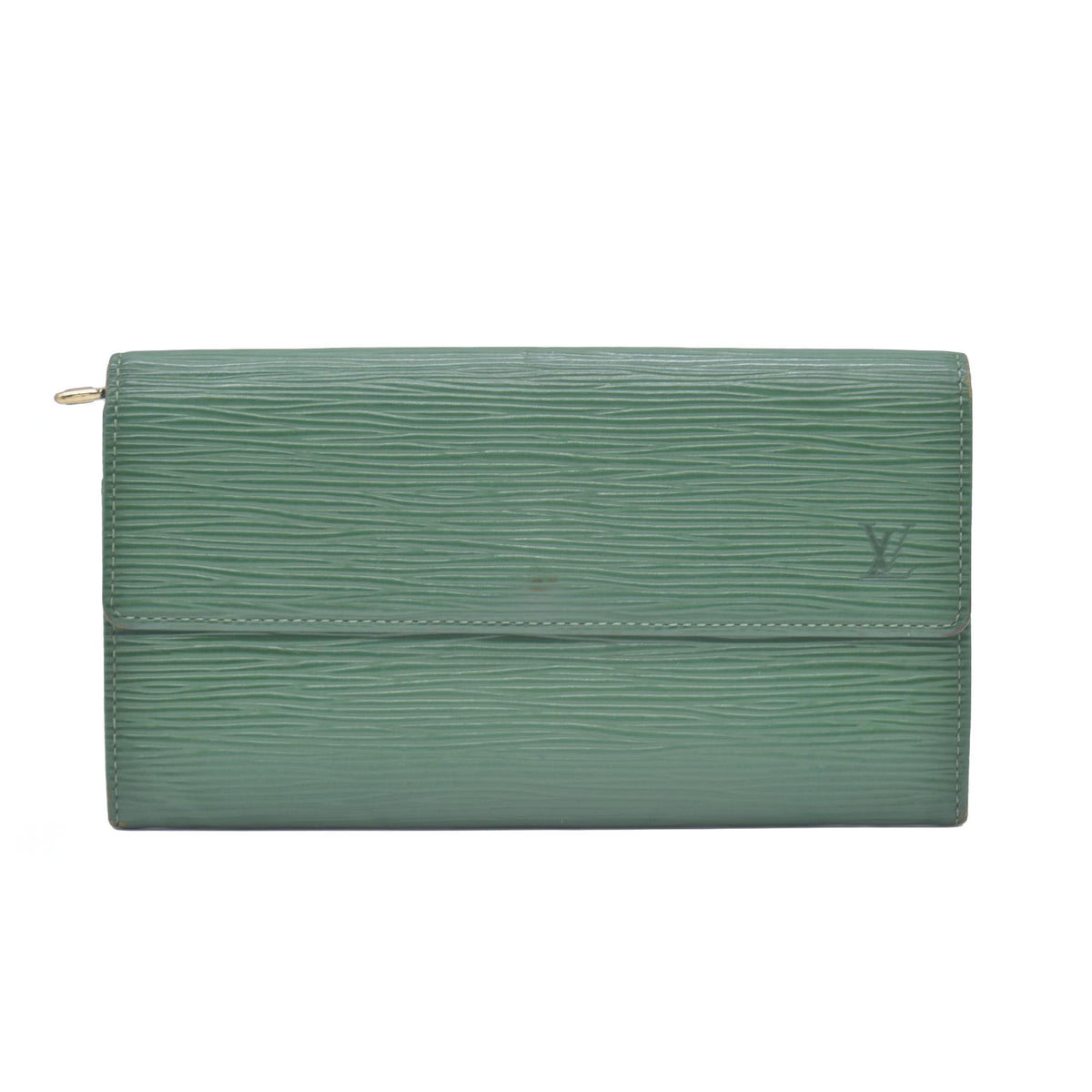 $750 Louis Vuitton Epi Sarah Wallet Borneo CA0257 CONSIGNMENT 10021037