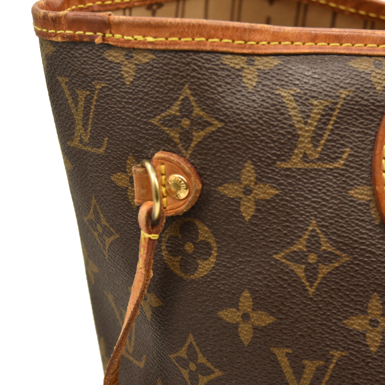 Louis Vuitton Monogram Neverfull MM France AR0038 Tote