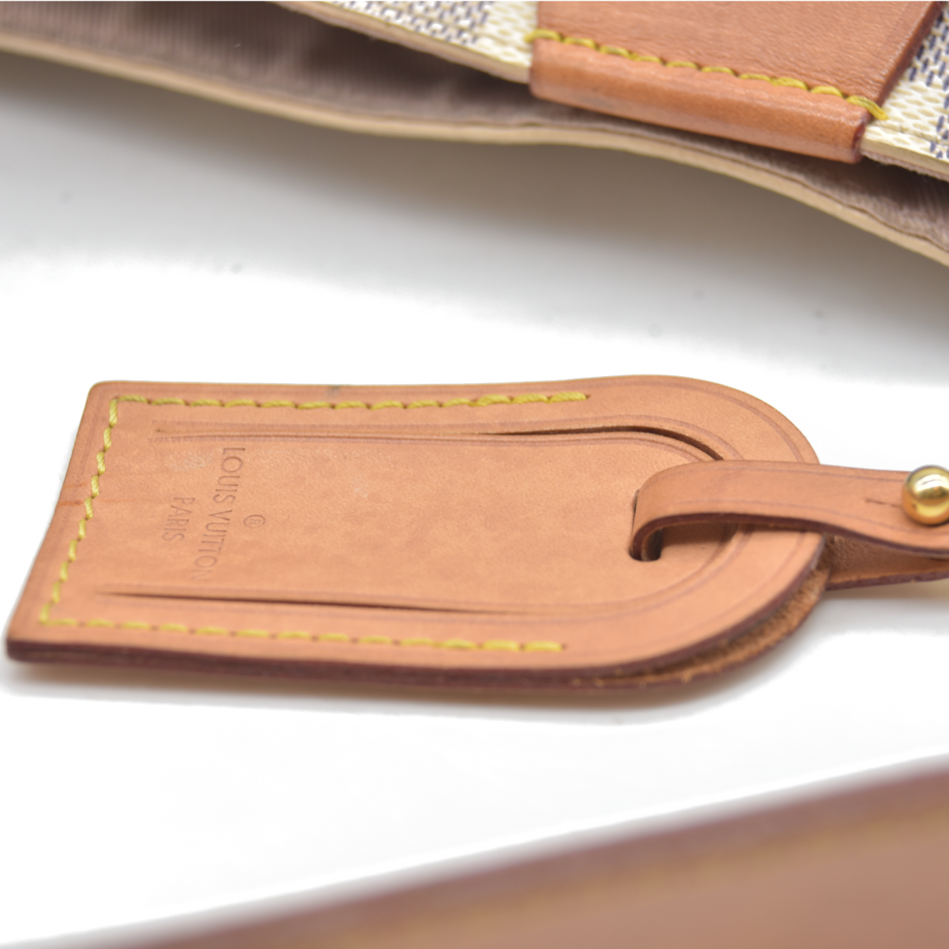 LOUIS VUITTON Damier Azur Graceful PM Tote with Tag $1980