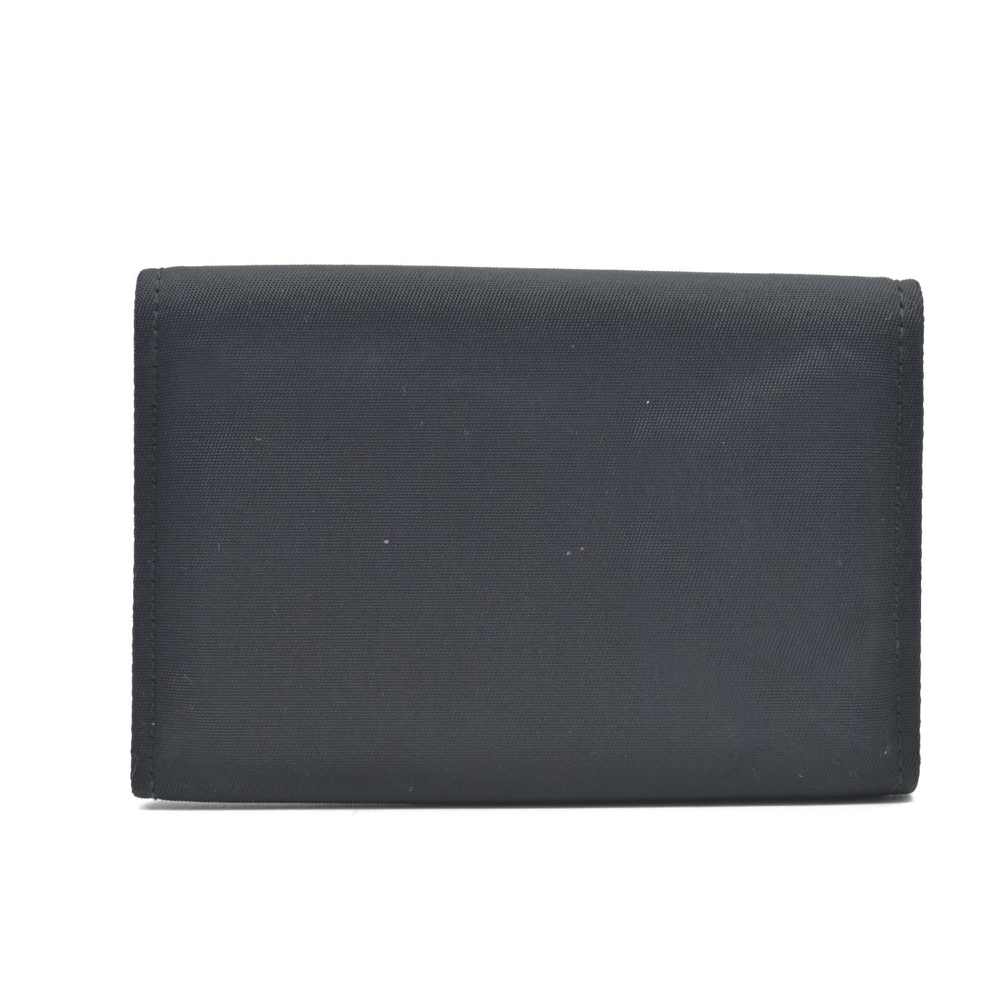 $595 Prada Tessuto Nylon 6 Key Holder Nero Black