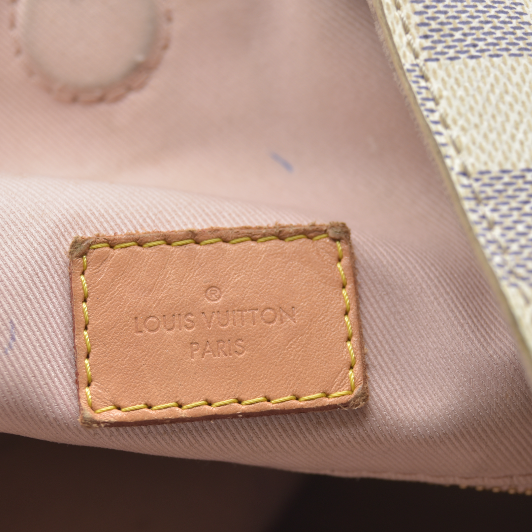 LOUIS VUITTON Damier Azur Graceful PM Tote with Tag $1980