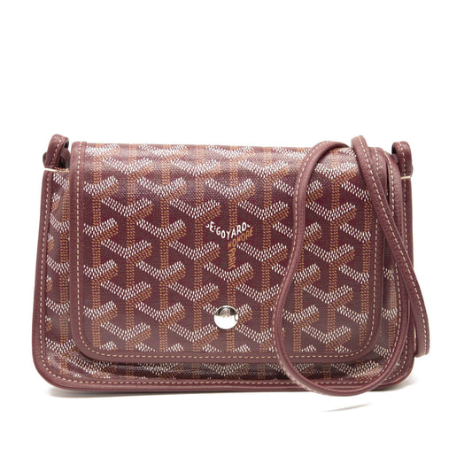 Goyard Goyardine Plumet Wallet Clutch Burgundy