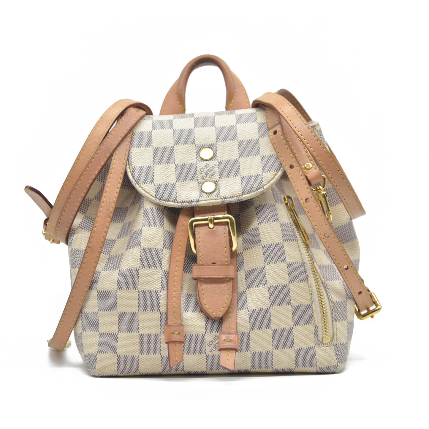 AUCTION Louis Vuitton  Damier Azur Sperone BB Backpack $2000