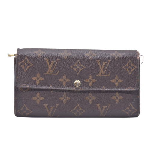 $725 2011 WELL WORN Louis Vuitton Sarah Wallet Monogram CA4111 CONSIGNMENT 10021041