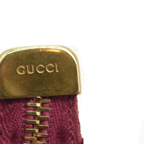 GUCCI GG Canvas Heartbit Small Hobo Bag Pink