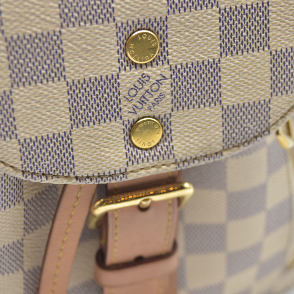AUCTION Louis Vuitton  Damier Azur Sperone BB Backpack $2000