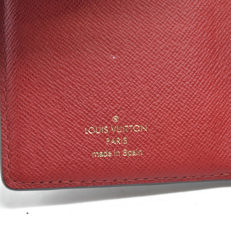 $705 CA1005 2005 Louis Vuitton Damier Ebene Koala Compact Wallet