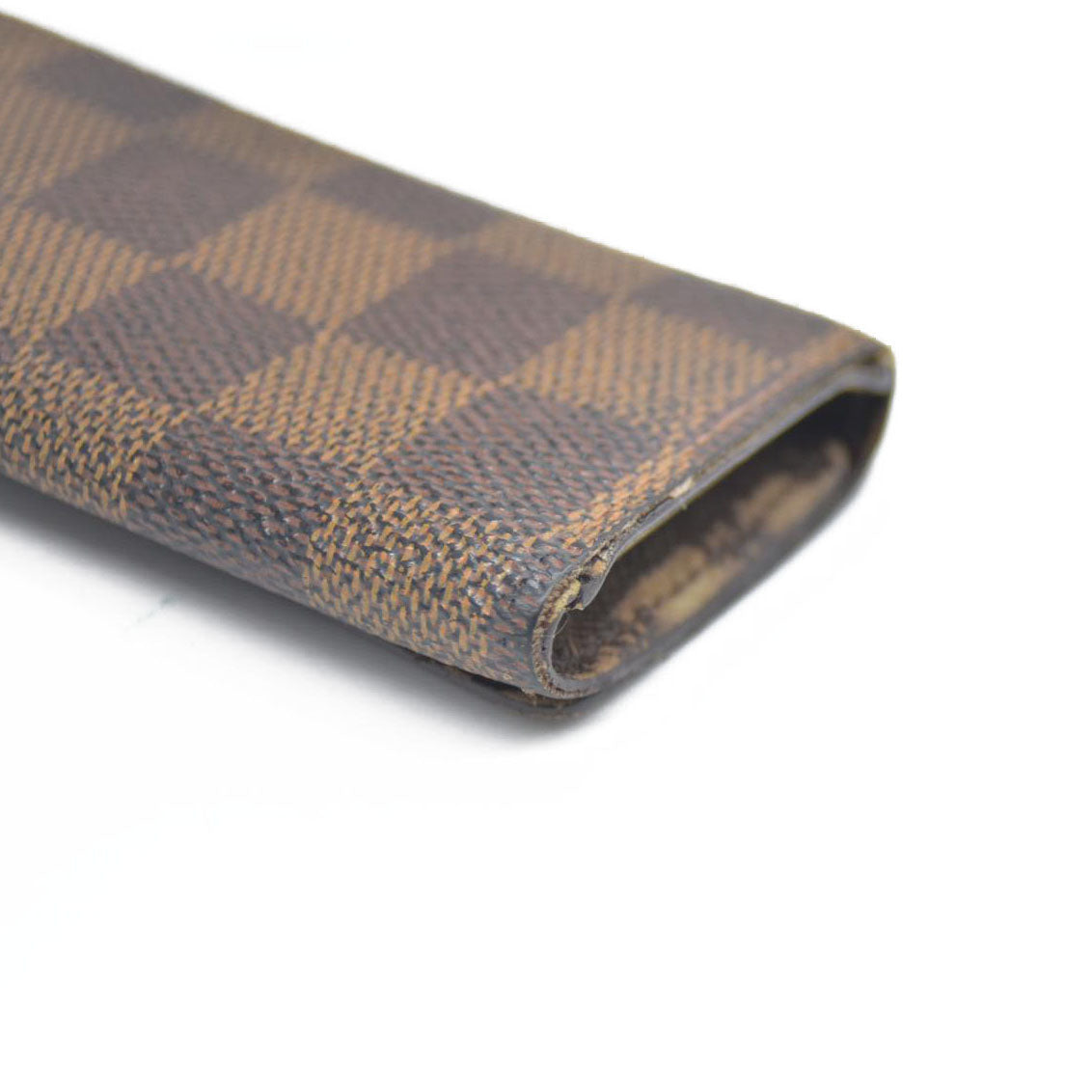 Louis Vuitton Damier Multicles 4 Ring Key Case Brown TH0051