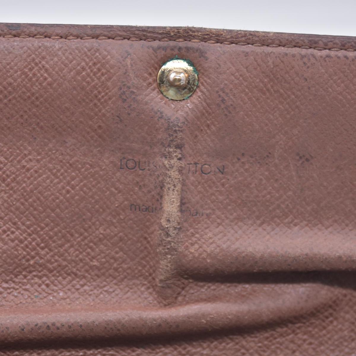 $725 2011 WELL WORN Louis Vuitton Sarah Wallet Monogram CA4111 CONSIGNMENT 10021041