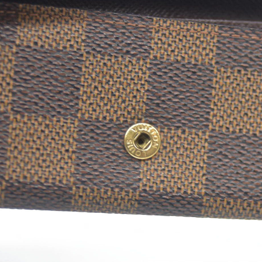 Louis Vuitton Damier Multicles 4 Ring Key Case Brown TH0051