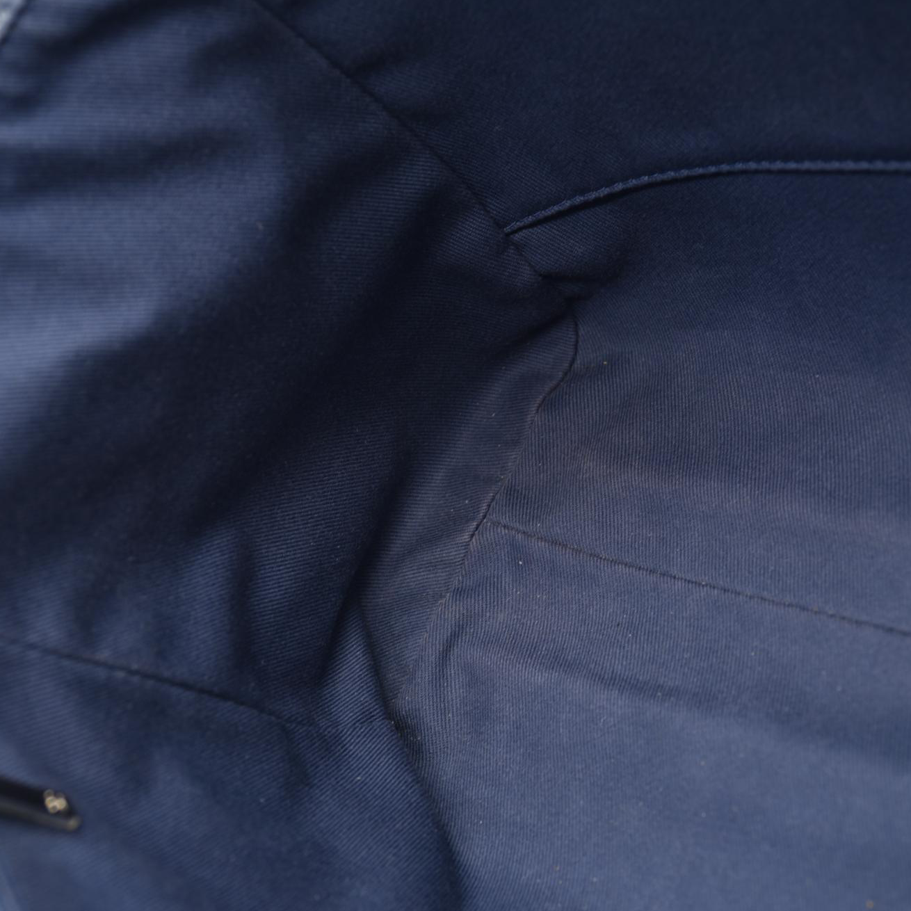 CHANEL Woven Straw Raffia Medium Deauville Tote Blue 25*