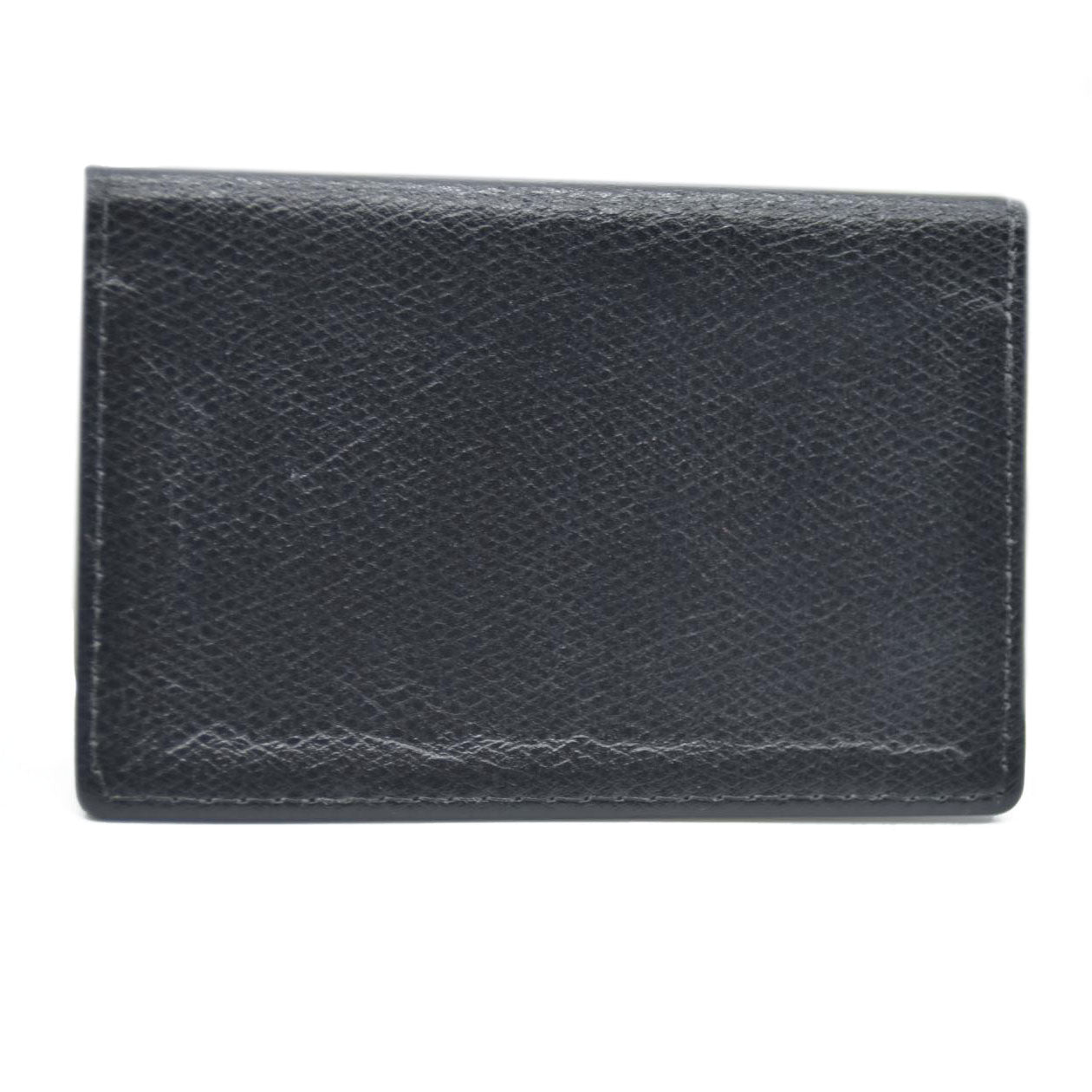 TIFFANY&CO. Leather Card Case Black
