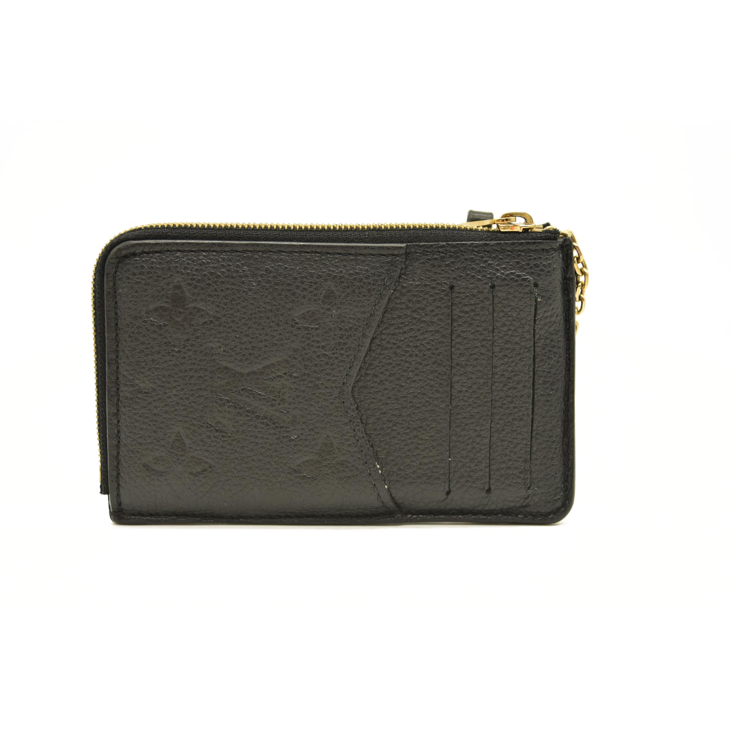 LOUIS VUITTON  Empreinte Recto Verso Card Holder Black RFID