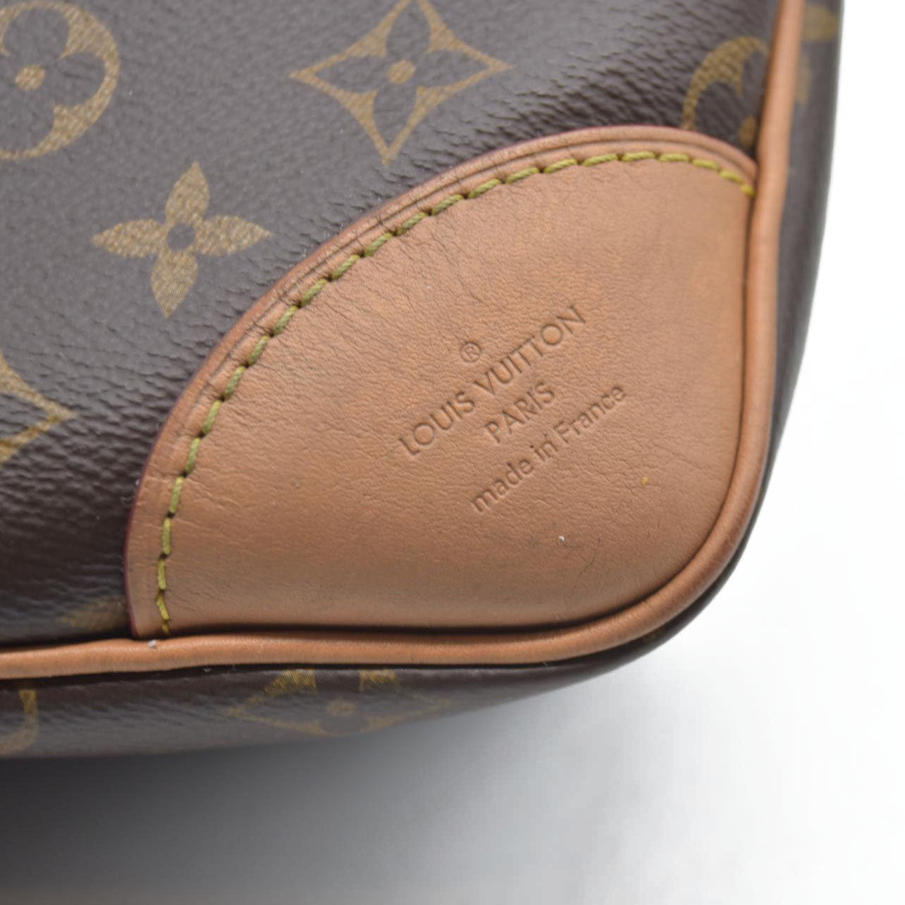 $2230  Louis Vuitton  Monogram Odeon MM Natural