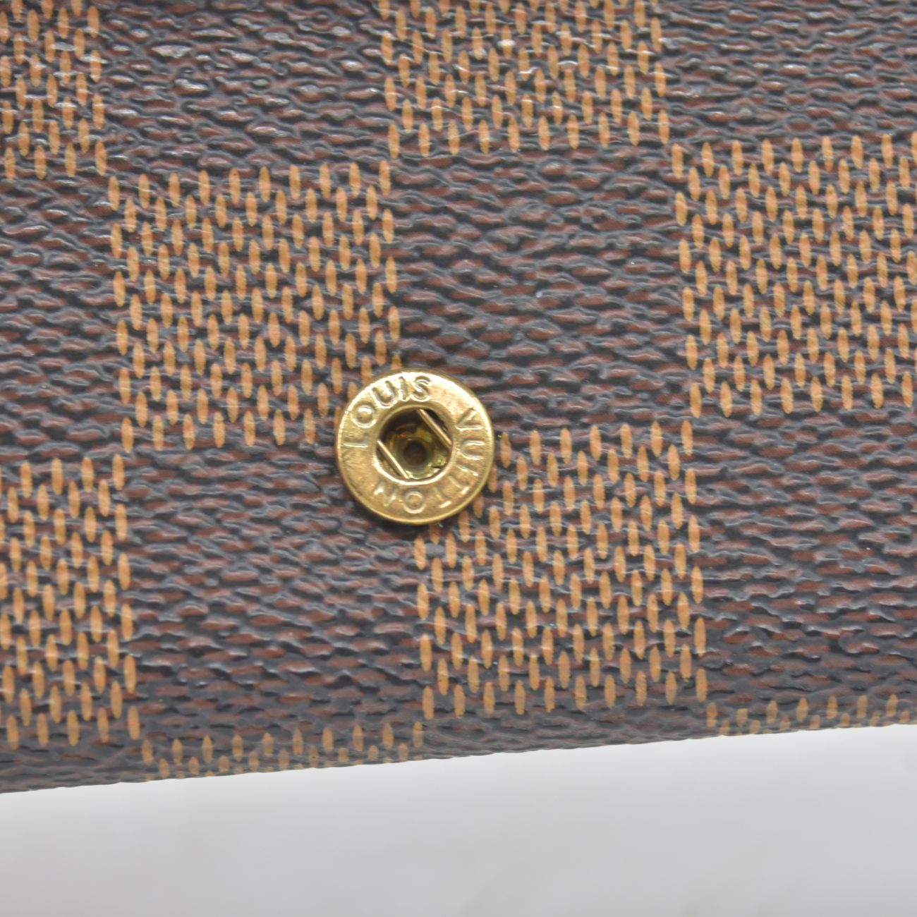$345 2004 Louis Vuitton Damier Ebene Multicles 4 Key Holder TH1014