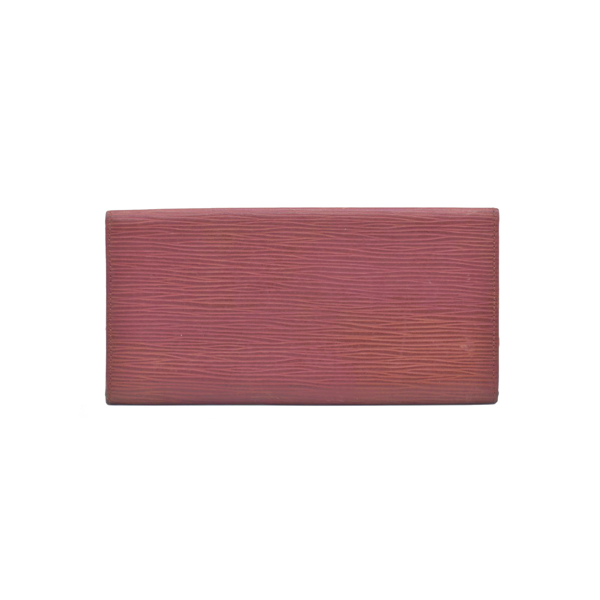 $780 LOUIS VUITTON Epi Porte Tresor International Wallet Brown CONSIGNMENT 10021036